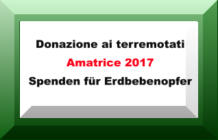Donazione ai terremotati Amatrice 2017 Spenden fr Erdbebenopfer